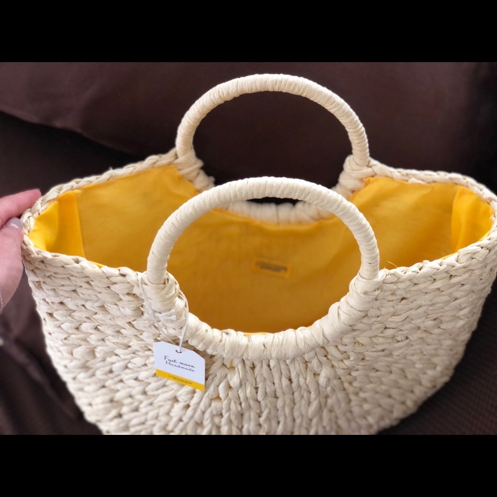 L’occitane Straw Bag